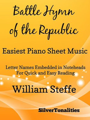 cover image of Battle Hymn of the Republic Easiest Piano Sheet Music